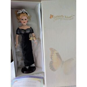 VTG Butterfly Kisses #4 Sweet Sixteen Brooke Porcelain Doll COA In Box